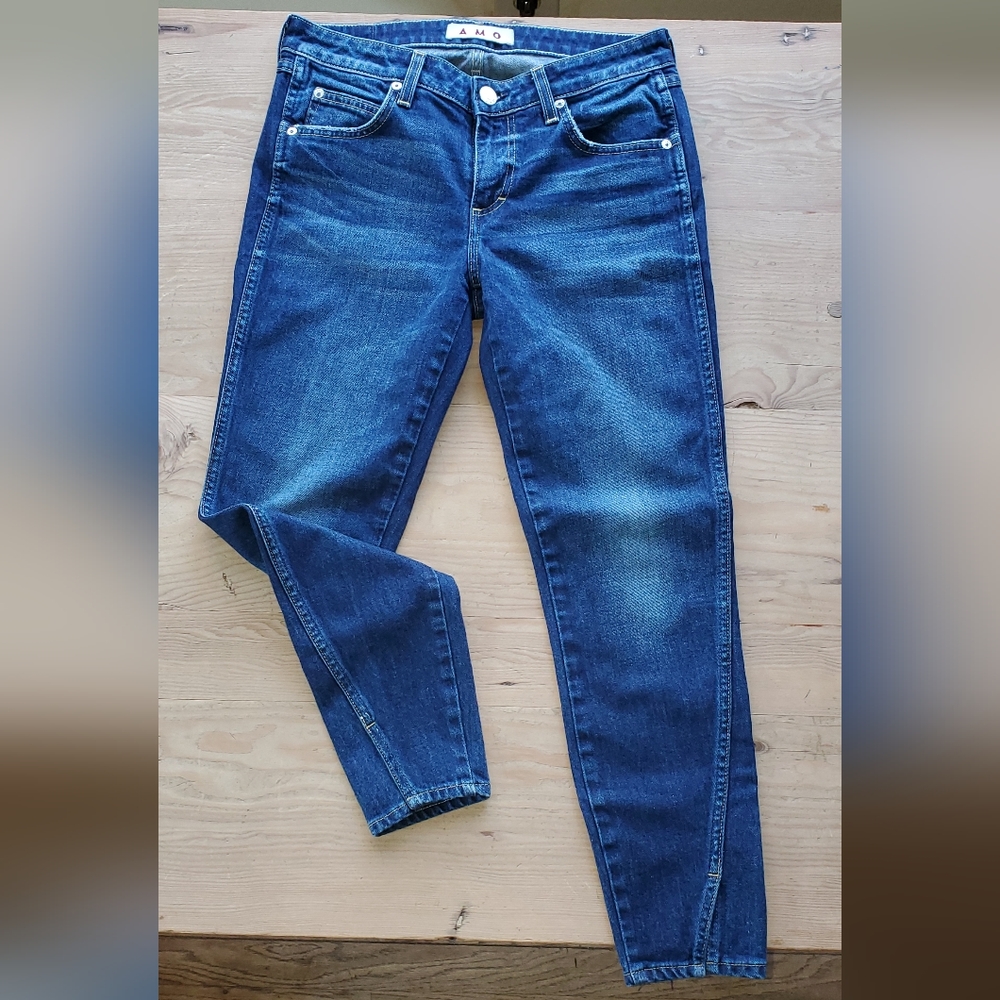 AMO Denim True Blue Twist skinny jeans size 29